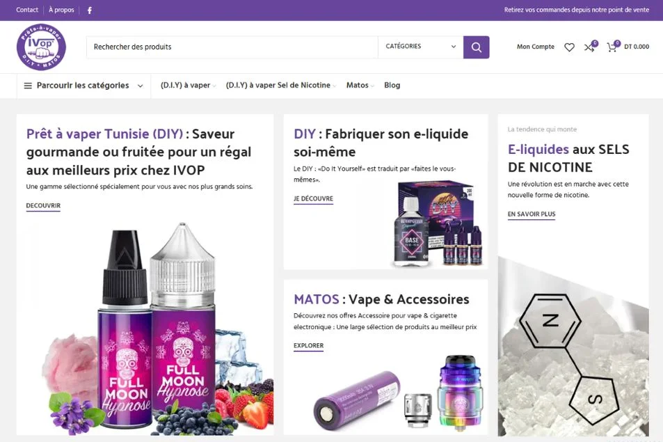 cover site web IVOP réalisé par nadas group