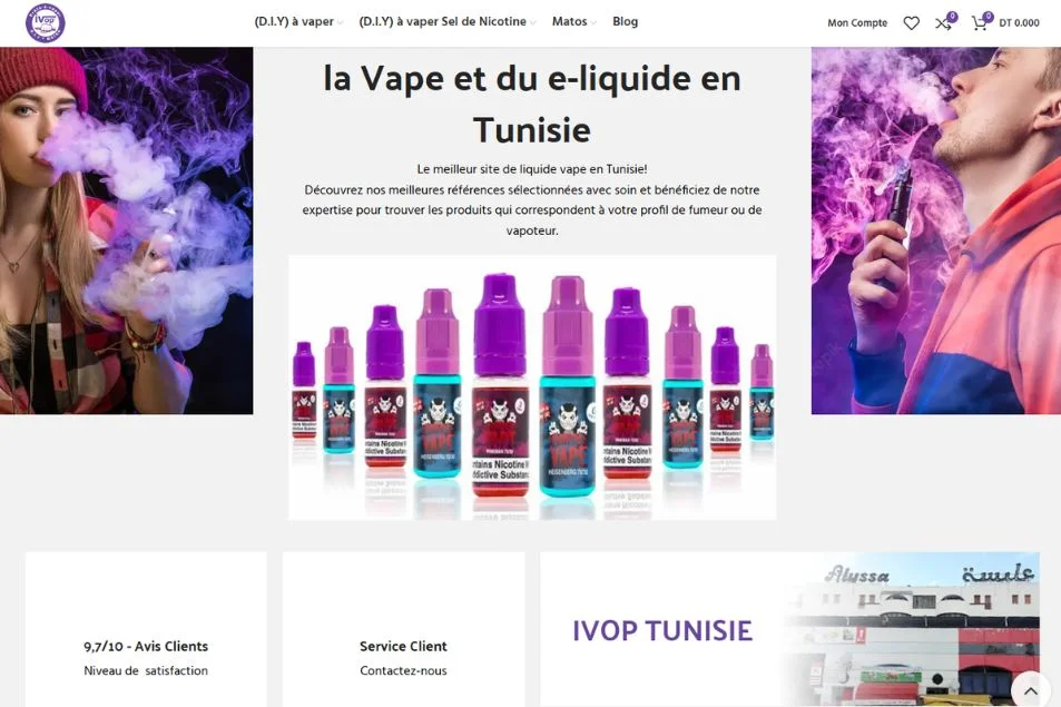 cover site web IVOP réalisé par nadas group