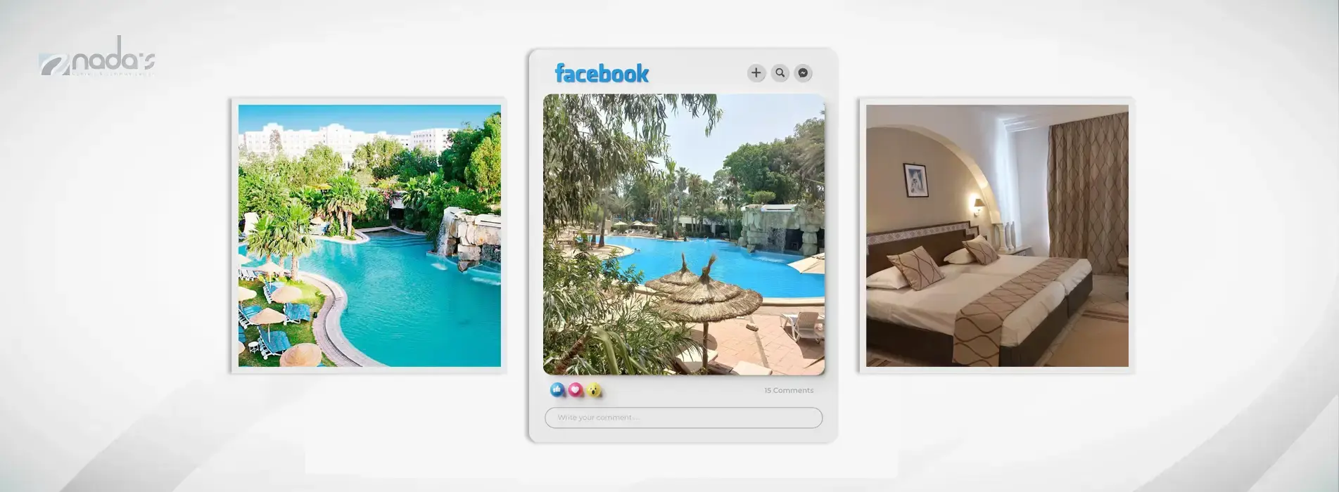 Communication visuelle Hôtel Tunisia Lodge Hammamet