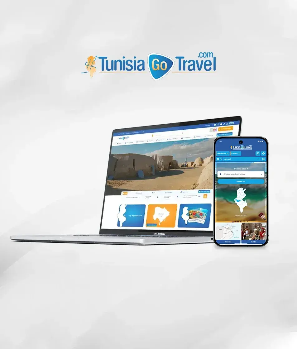 cover projet Tunisia Go travel réalisé par nadas group